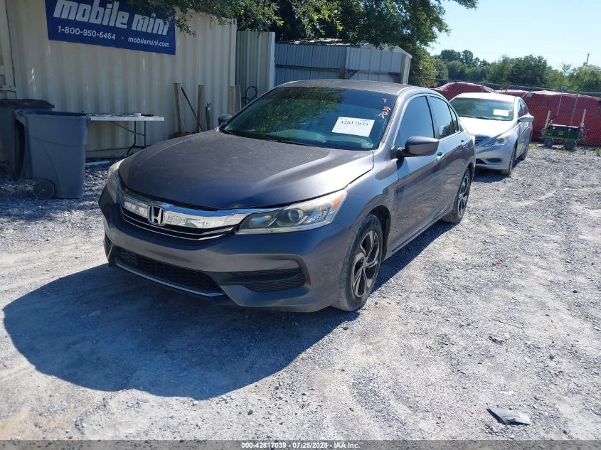 2017 HONDA ACCORD LX 1HGCR2F36HA217009