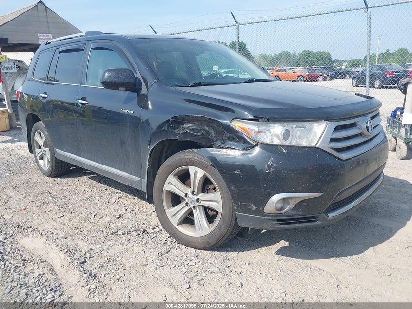 Vin: 5tddk3eh2cs148177, lot: 43310584, toyota highlander limited v6 2012 img_1