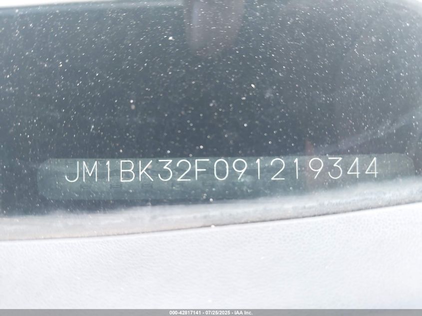 2009 Mazda Mazda3 I VIN: JM1BK32F091219344 Lot: 42817141
