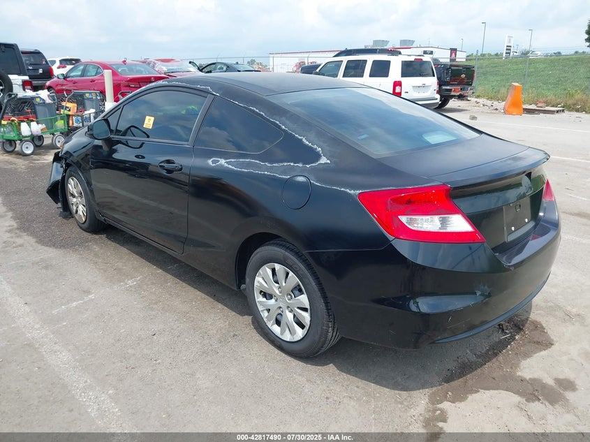 2012 HONDA CIVIC auction photo 3