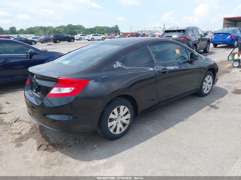 2012 HONDA CIVIC auction photo 4