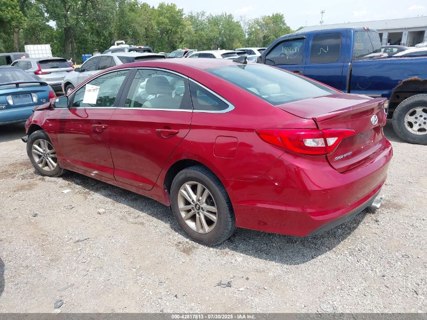 2016 HYUNDAI SONATA SE 5NPE24AF1GH281796
