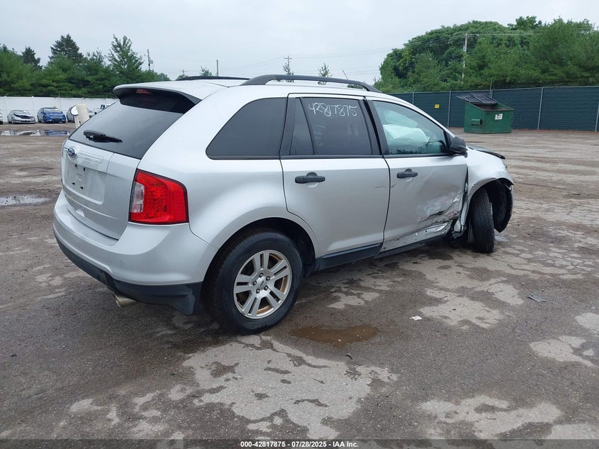 Vin: 2fmdk3gcxcba10322, lot: 43311364, ford edge se 20124
