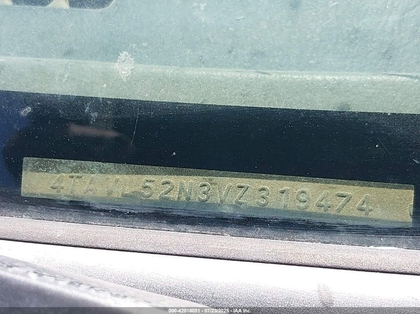 1997 Toyota Tacoma VIN: 4TAVL52N3VZ319474 Lot: 42818051