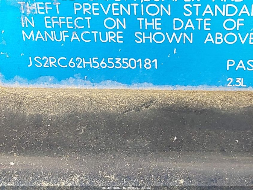 2006 Suzuki Aerio Sx Premium VIN: JS2RC62H565350181 Lot: 42818607