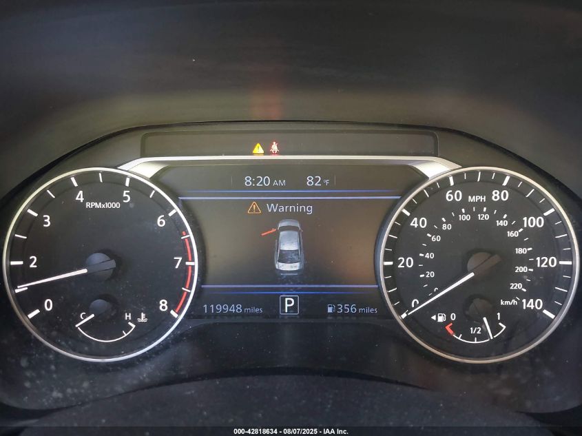 2020 Nissan Altima S Fwd VIN: 1N4BL4BV9LN312461 Lot: 42818634