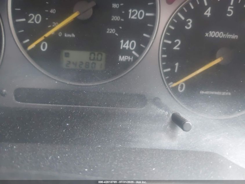 2002 Subaru Impreza Wrx VIN: JF1GD29622G516141 Lot: 42818789