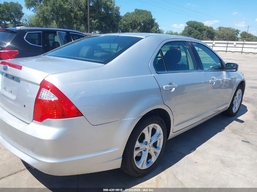 2012 Ford Fusion Se VIN: 3FAHP0HGXCR187886 Lot: 42818918