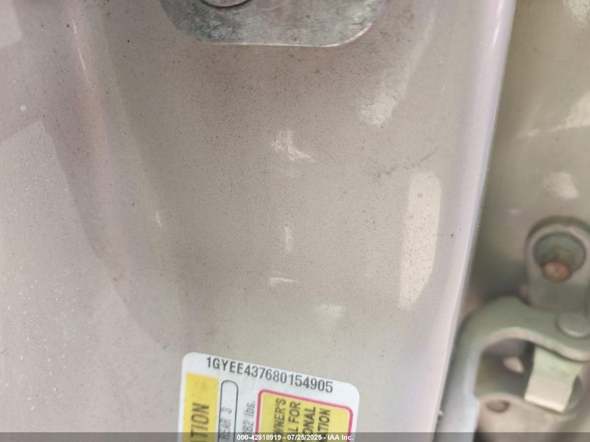 2008 Cadillac Srx V6 VIN: 1GYEE437680154905 Lot: 42818919