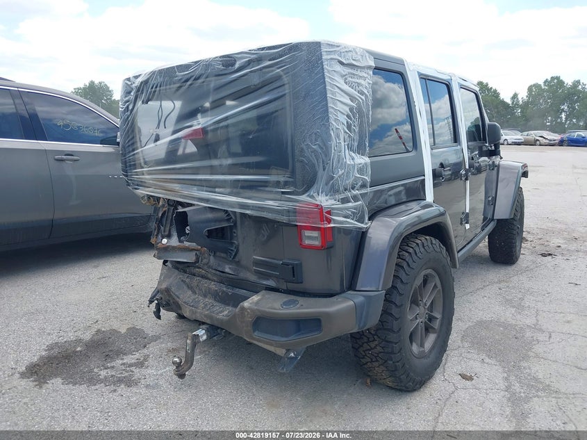 2016 JEEP WRANGLER SPORT UTILITY VEHICLE 3.6L V-6 DOHC, VVT, 285HP