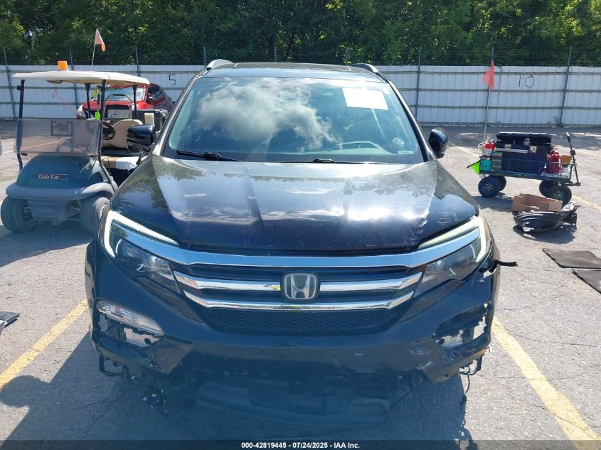 2016 Honda Pilot Touring VIN: 5FNYF6H90GB092116 Lot: 42819445
