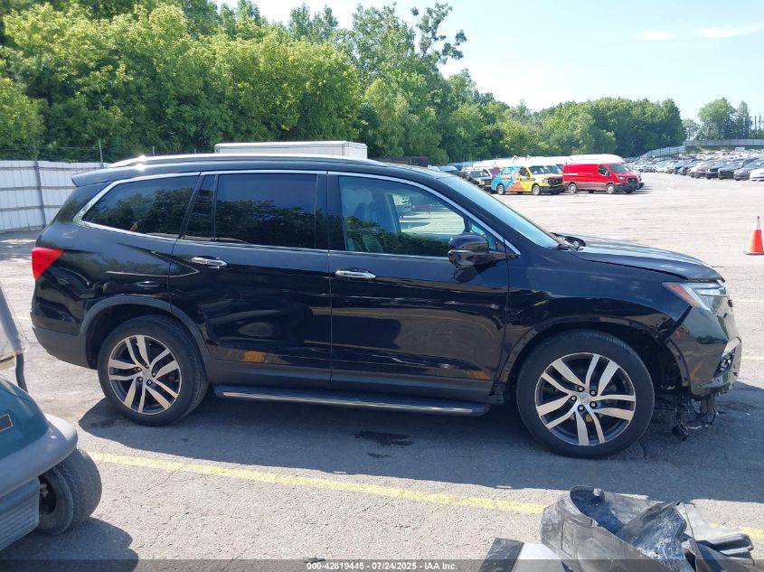 2016 Honda Pilot Touring VIN: 5FNYF6H90GB092116 Lot: 42819445