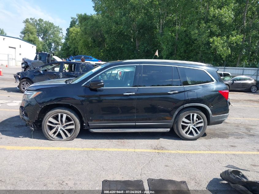 2016 Honda Pilot Touring VIN: 5FNYF6H90GB092116 Lot: 42819445