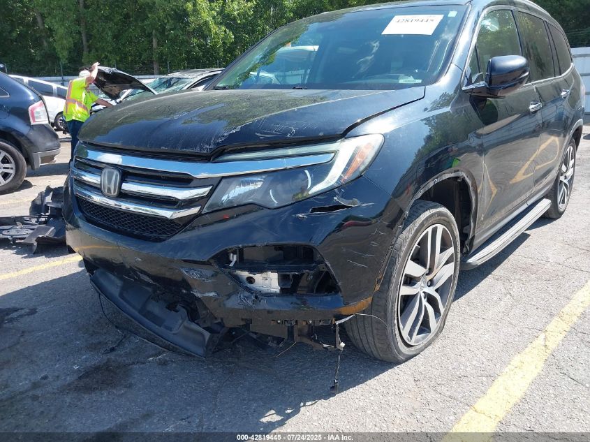 2016 Honda Pilot Touring VIN: 5FNYF6H90GB092116 Lot: 42819445