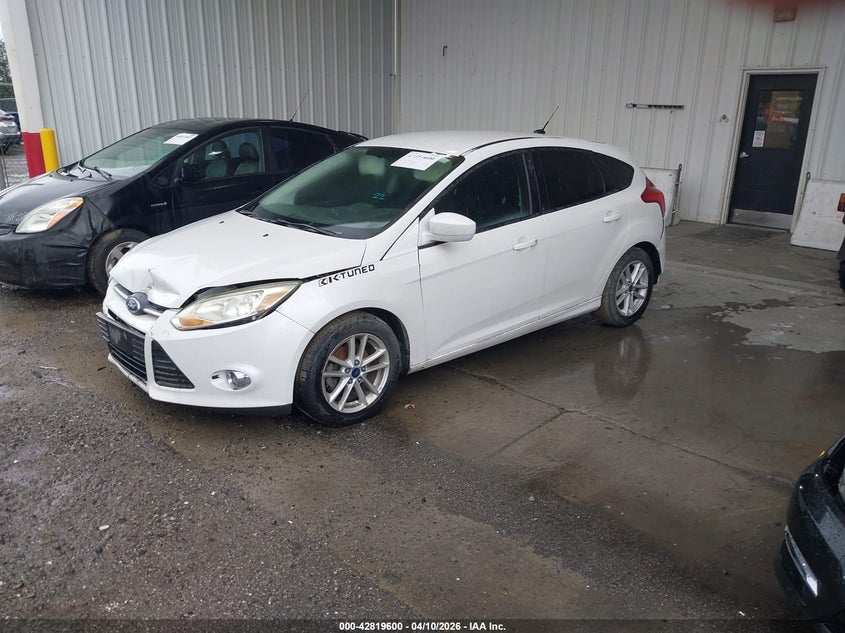 Vin: 1fahp3k21cl191144, lot: 43313089, ford focus se 20122