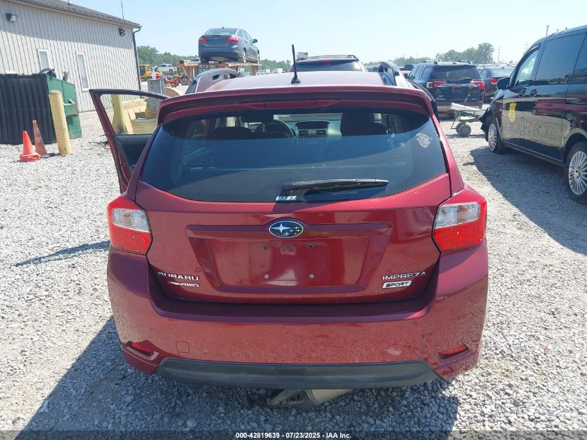 2012 Subaru Impreza 2.0I Sport Premium VIN: JF1GPAL60CH247532 Lot: 42819639