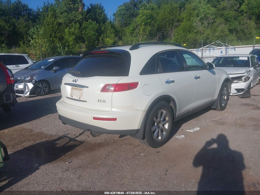 2007 Infiniti Fx35 VIN: JNRAS08W07X206217 Lot: 42819646