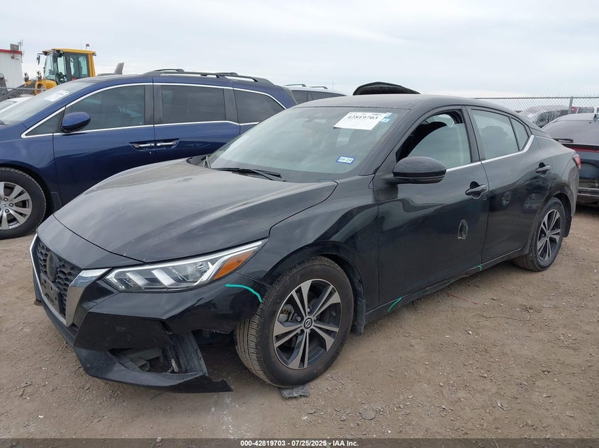 VIN 3N1AB8CV2LY212741 2020 NISSAN SENTRA SV XTRONIC CVT
