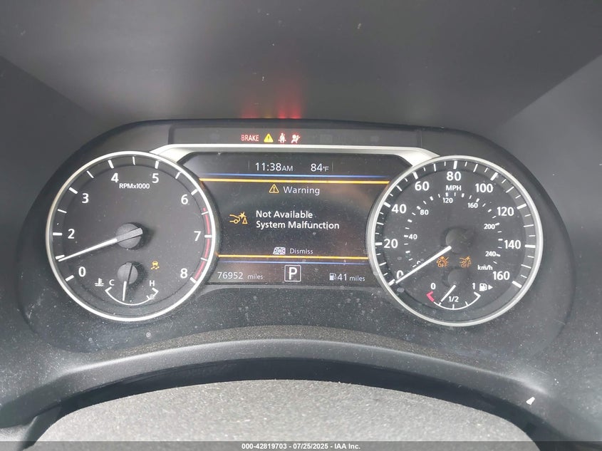 VIN 3N1AB8CV2LY212741 2020 NISSAN SENTRA SV XTRONIC CVT