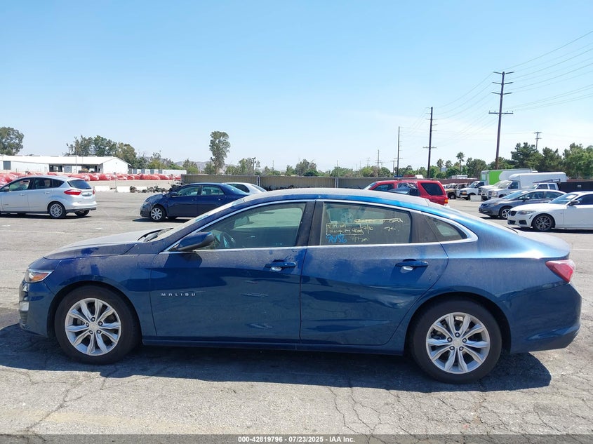 VIN 1G1ZD5STXKF166406 2019 CHEVROLET MALIBU LT