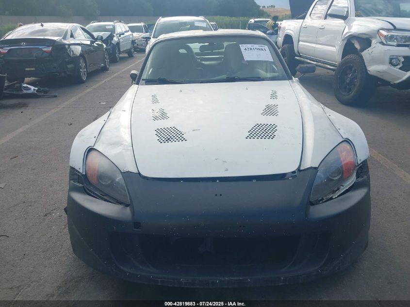 2005 Honda S2000 VIN: JHMAP21405S007554 Lot: 42819883