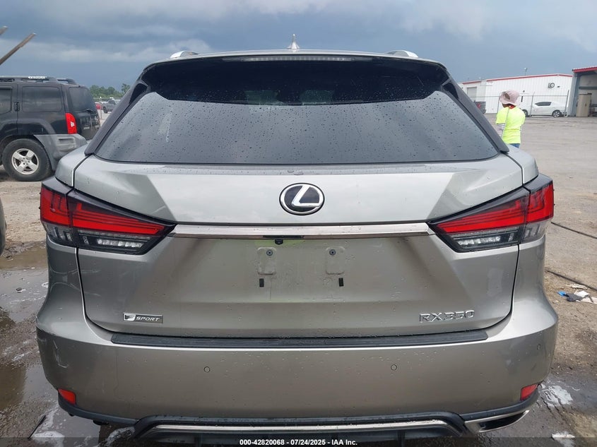 VIN 2T2YZMDA5MC287572 2021 LEXUS RX 350 F SPORT HANDLING
