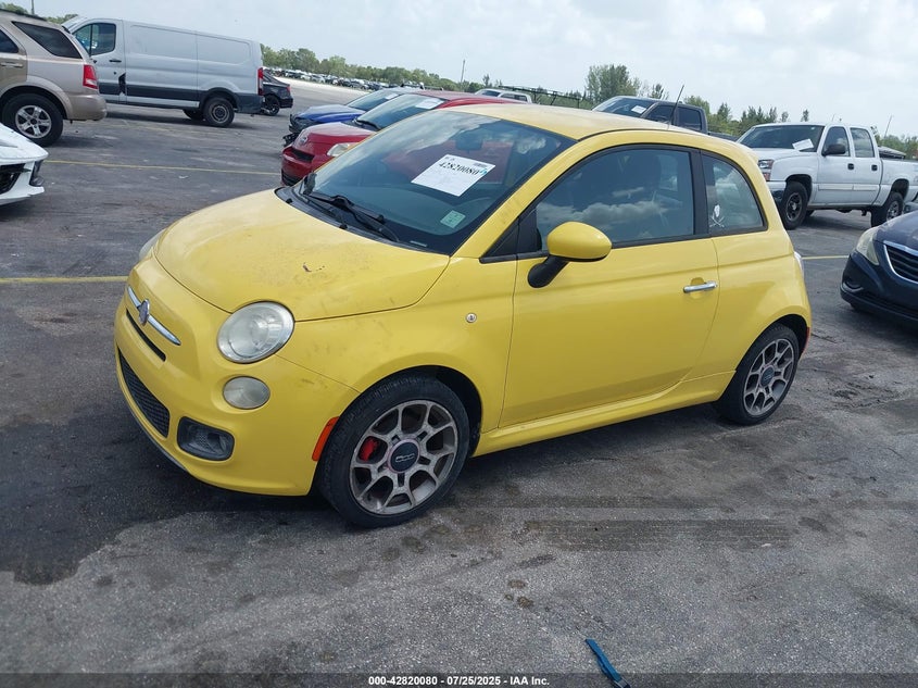 2012 Fiat 500 Sport VIN: 3C3CFFBR1CT200486 Lot: 42820080