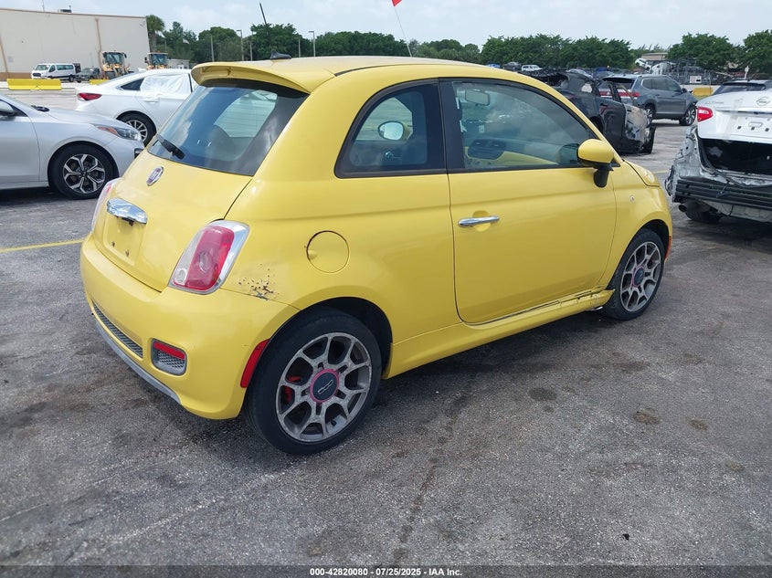 2012 Fiat 500 Sport VIN: 3C3CFFBR1CT200486 Lot: 42820080