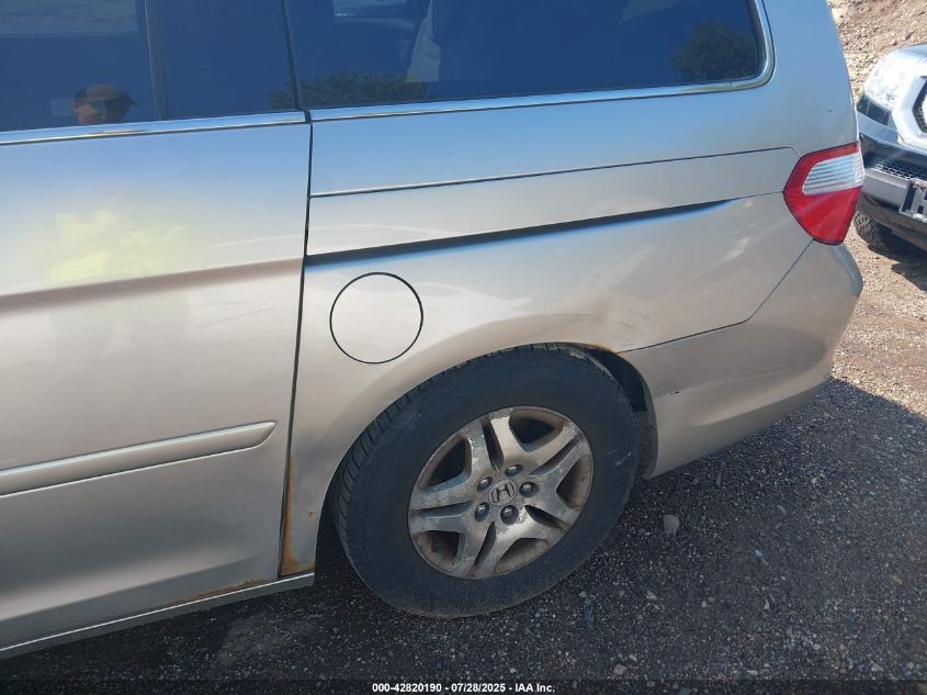 2007 Honda Odyssey Ex VIN: 5FNRL38437B430883 Lot: 42820190