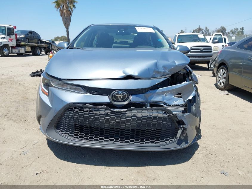 2021 Toyota Corolla Le VIN: JTDEPMAE9MJ187404 Lot: 42820259