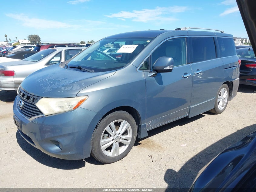2012 Nissan Quest Sl VIN: JN8AE2KP5C9036136 Lot: 42820329