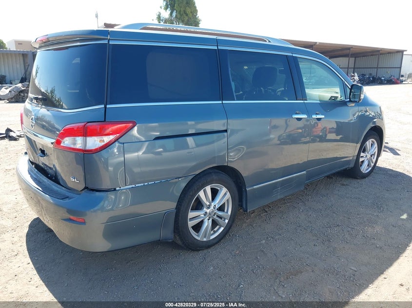 2012 Nissan Quest Sl VIN: JN8AE2KP5C9036136 Lot: 42820329