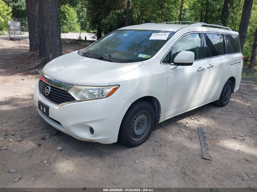 2012 Nissan Quest S VIN: JN8AE2KP7C9036588 Lot: 42820428