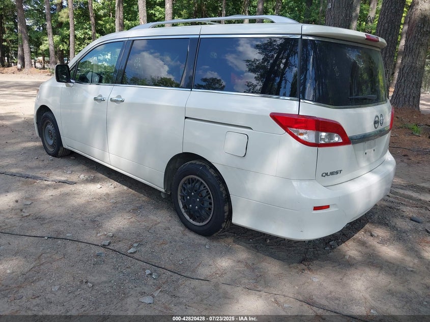 2012 Nissan Quest S VIN: JN8AE2KP7C9036588 Lot: 42820428