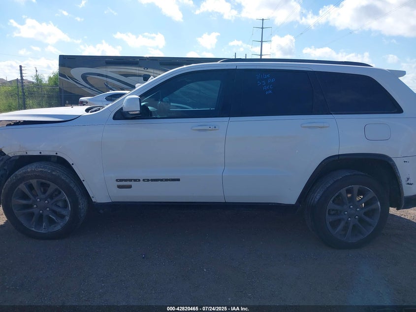2016 Jeep Grand Cherokee Limited 75Th Anniversary VIN: 1C4RJEBGXGC335870 Lot: 42820465