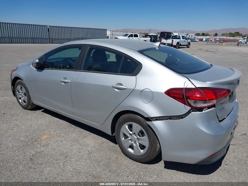 Vin: 3kpfk4a73he022584, lot: 43314061, kia forte lx 20173