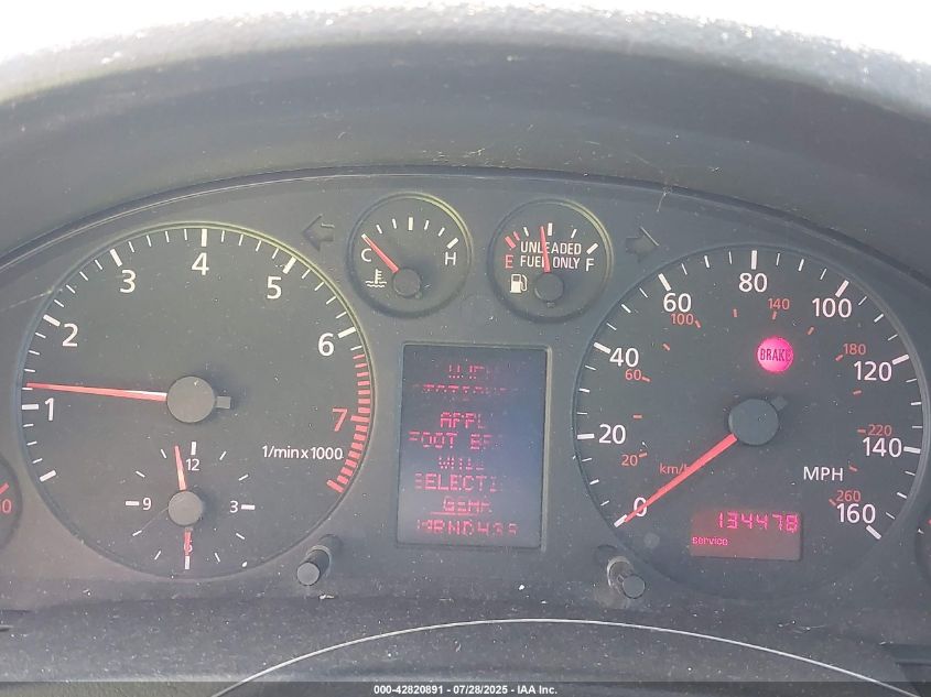 1999 Audi A6 2.8 Avant VIN: WAUDA24B3XN024194 Lot: 42820891