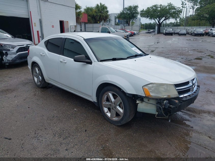 2012 DODGE AVENGER VIN: 1C3CDZAB3CN141310