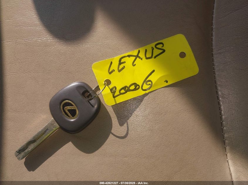 2006 Lexus Rx 400H VIN: JTJHW31U060013728 Lot: 42821227