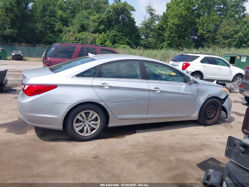 2012 Hyundai Sonata Gls VIN: 5NPEB4AC5CH444854 Lot: 42821846