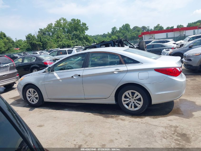 2012 Hyundai Sonata Gls VIN: 5NPEB4AC5CH444854 Lot: 42821846