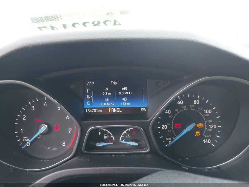 2016 FORD FOCUS SE - 1FADP3F21GL390662