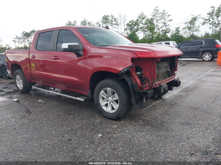 2021 CHEVROLET SILVERADO 1500 2WD  SHORT BED LT - 1GCPWCED3MZ180358