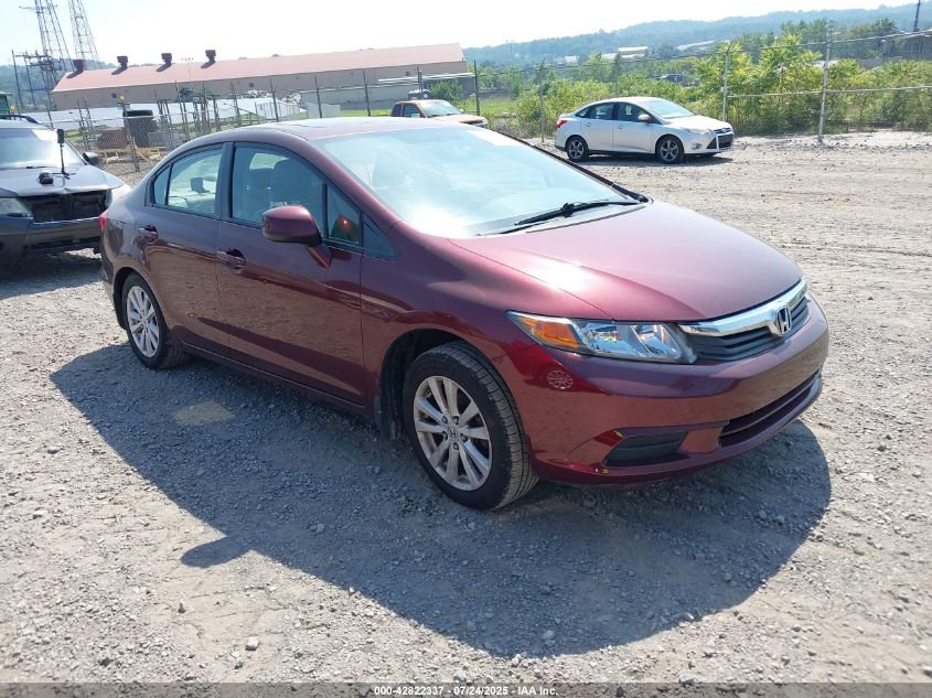 2012 Honda Civic Ex-L VIN: 2HGFB2F98CH592733 Lot: 42822337