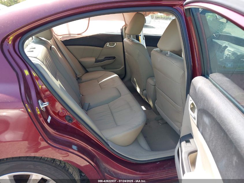 2012 Honda Civic Ex-L VIN: 2HGFB2F98CH592733 Lot: 42822337