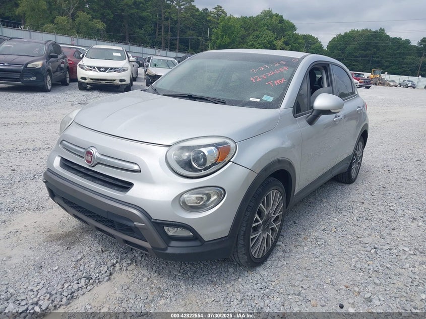 Vin: zfbcfxct9gp339015, lot: 43316081, fiat 500x trekking 20162