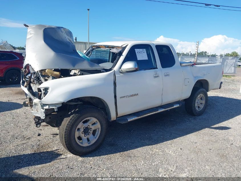 2000 Toyota Tundra VIN: AL00AN00700018152 Lot: 42822743