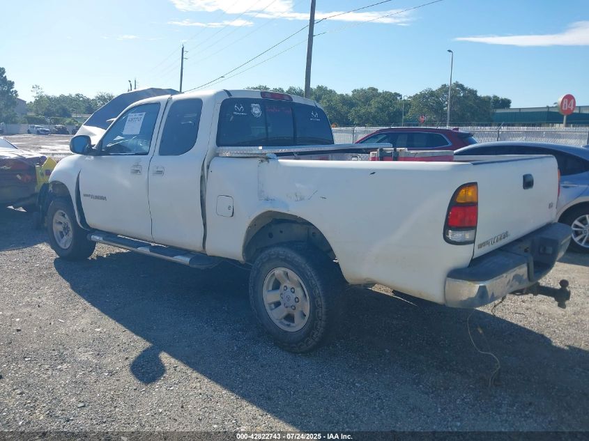 2000 Toyota Tundra VIN: AL00AN00700018152 Lot: 42822743