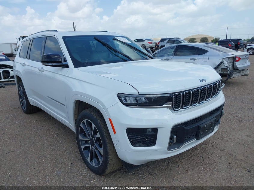 1C4RJJDG6M8194395 2021 Jeep Grand Cherokee L Overland 4X2 auction photo 1