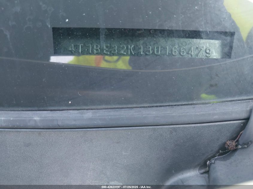 2003 Toyota Camry Le VIN: 4T1BE32K13U166479 Lot: 42823197